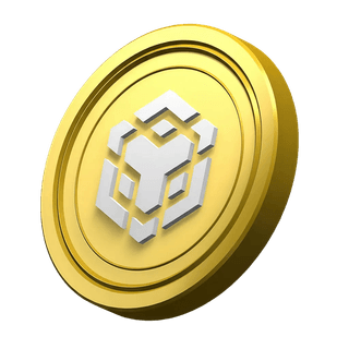 Koin BNB hias pada bagian informasi platform